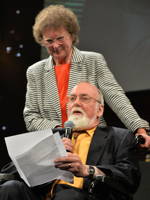 The Ivors Classical Music Award - John McCabe with his wife Monica McCabe. Photo © 2014 Mark Allan